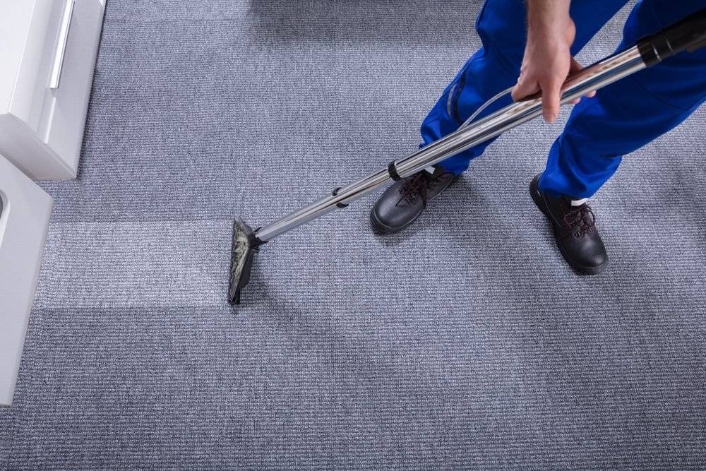 A professional from Steamatic of North Indianapolis performs a carpet cleaning service to better the health conditions of the home